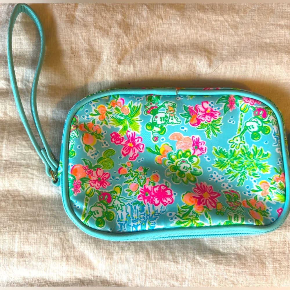 Disney x Lilly Pulitzer wristlet wallet